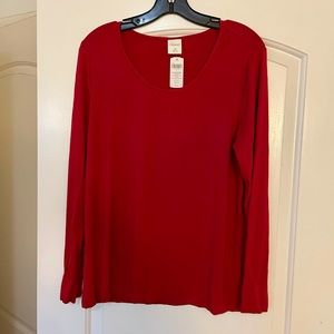 Brand new with tags red Soma PJ top
